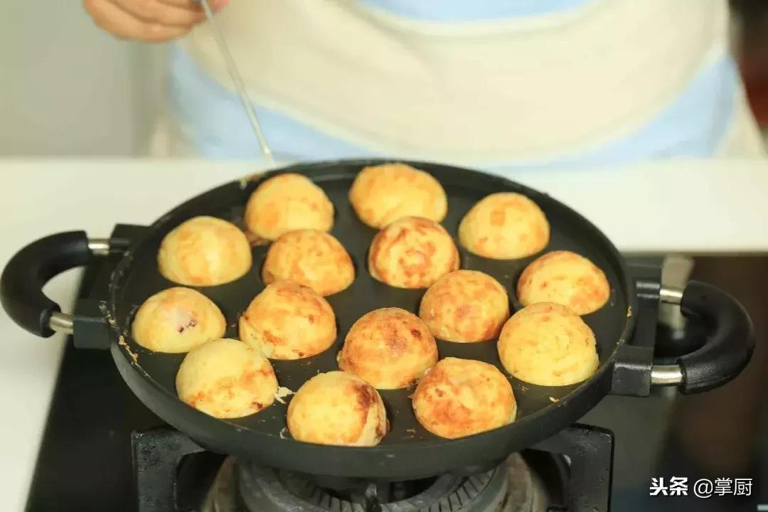 自制章鱼小丸子照烧汁,各种馅料的章鱼小丸子