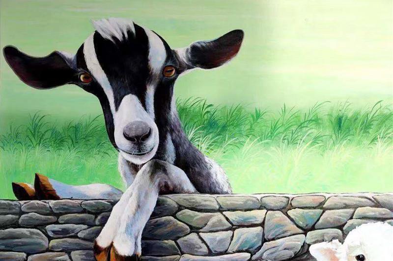 墙面创意3d绘画,动感3d瓷砖效果图