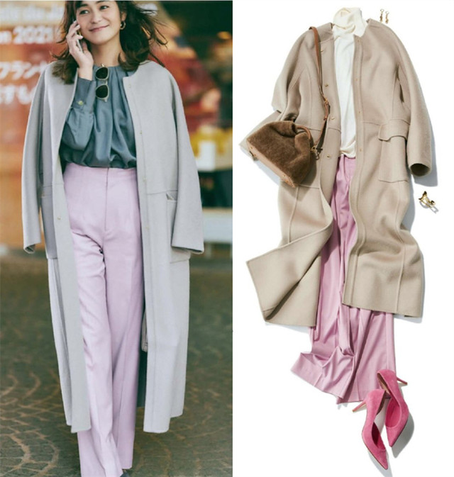 满大街长大衣搭配,长大衣如何穿搭