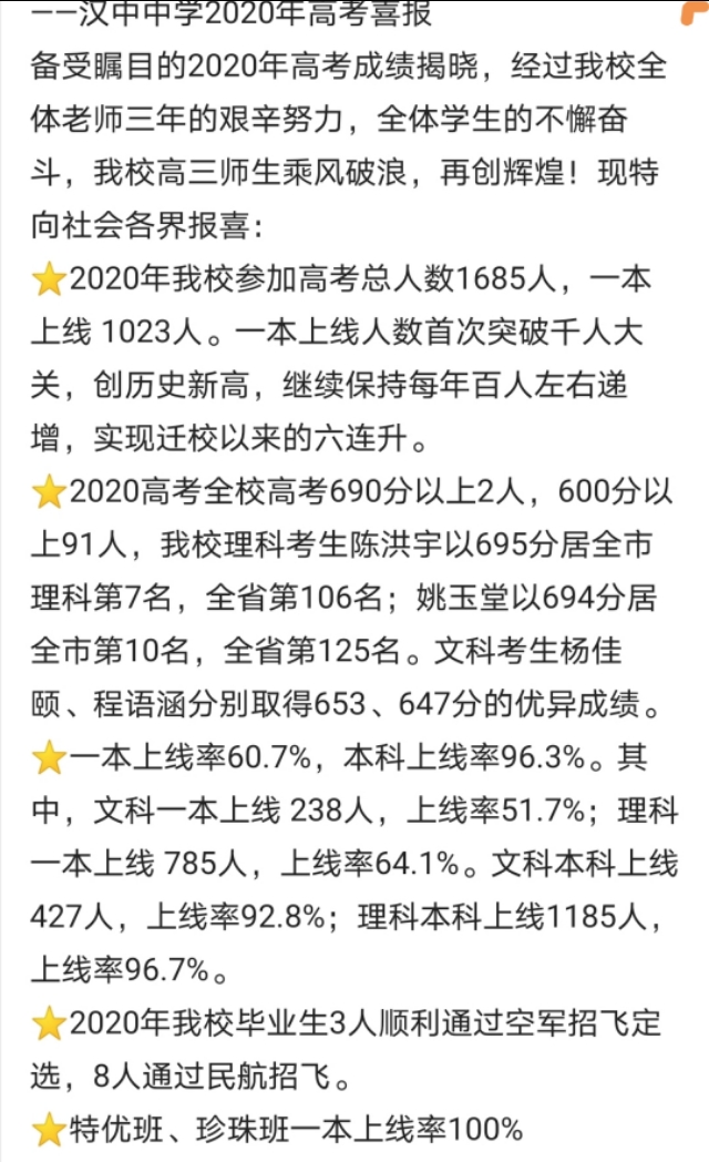 陕西师大附中2019高考喜报,陕西神木中学2019高考喜报