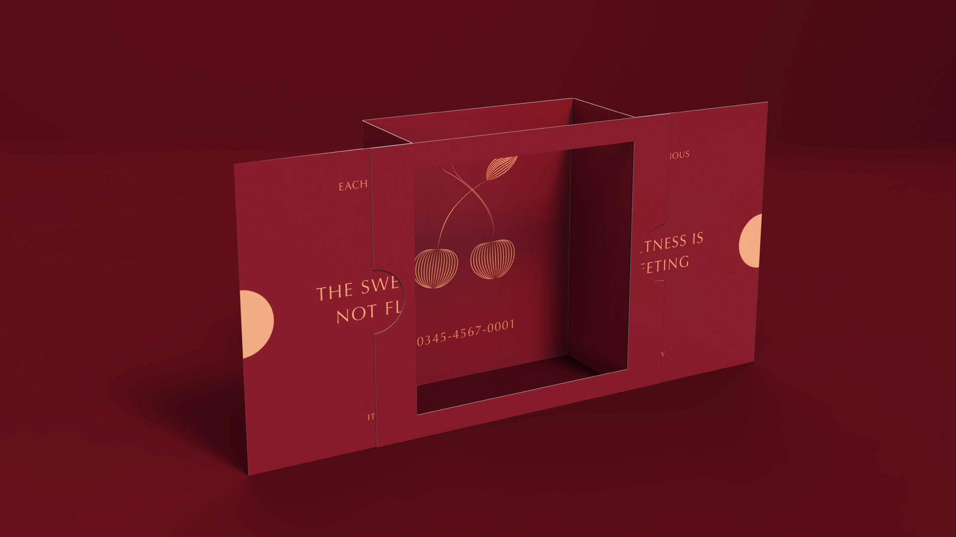 车厘子高端礼盒设计,车厘子包装盒高档定制