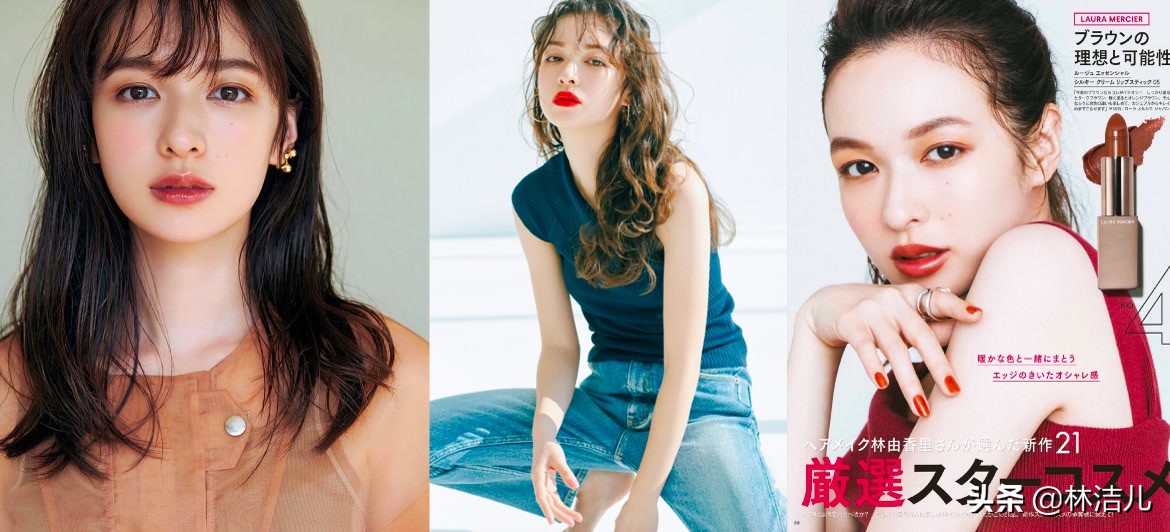 单色眼影能放大双眼？森绘梨佳的显嫩“日杂妆”，白鹿徐璐都在画