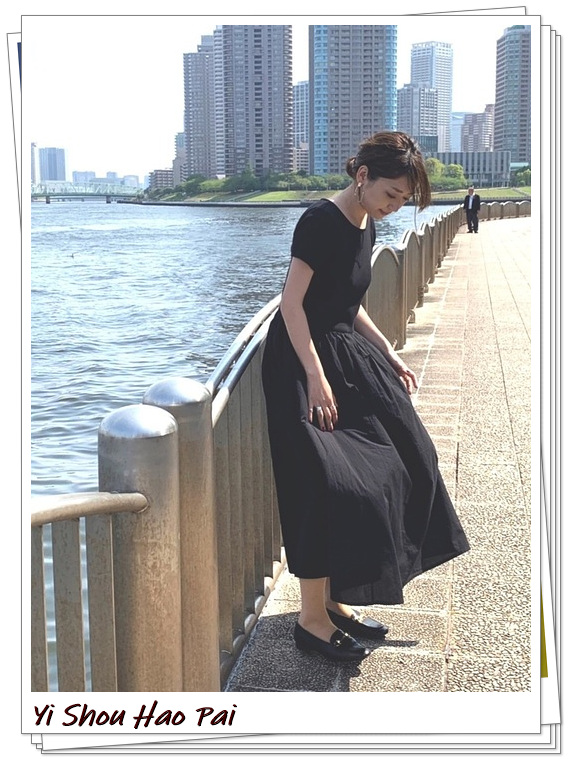 GU的平价连衣裙也很好穿，看看日本女人怎么避免穿出廉价感