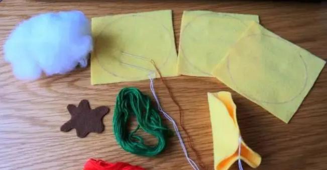 不织布幼儿手工蔬菜,不织布幼儿手工图片