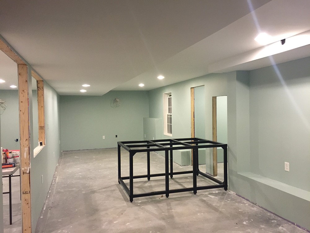 经典海水礁岩生态缸分享，180×120×60厘米三面观赏海缸