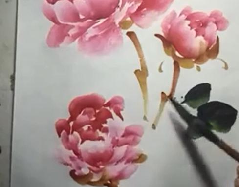 干货！简单的写意牡丹画法步骤，看完的人都会画了，您学会了么？