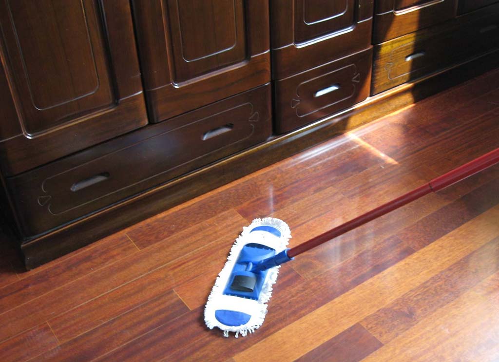 木地板怎样拖地干净又亮不沾灰尘,拖地学会家里地板一尘不染