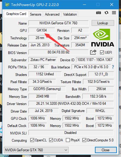 英伟达760显卡什么水平,英伟达gtx760能玩永劫无间