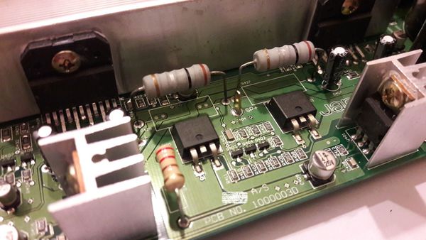 修复与修改丹麦品牌重低音扩大机模组，使用LM3886放大