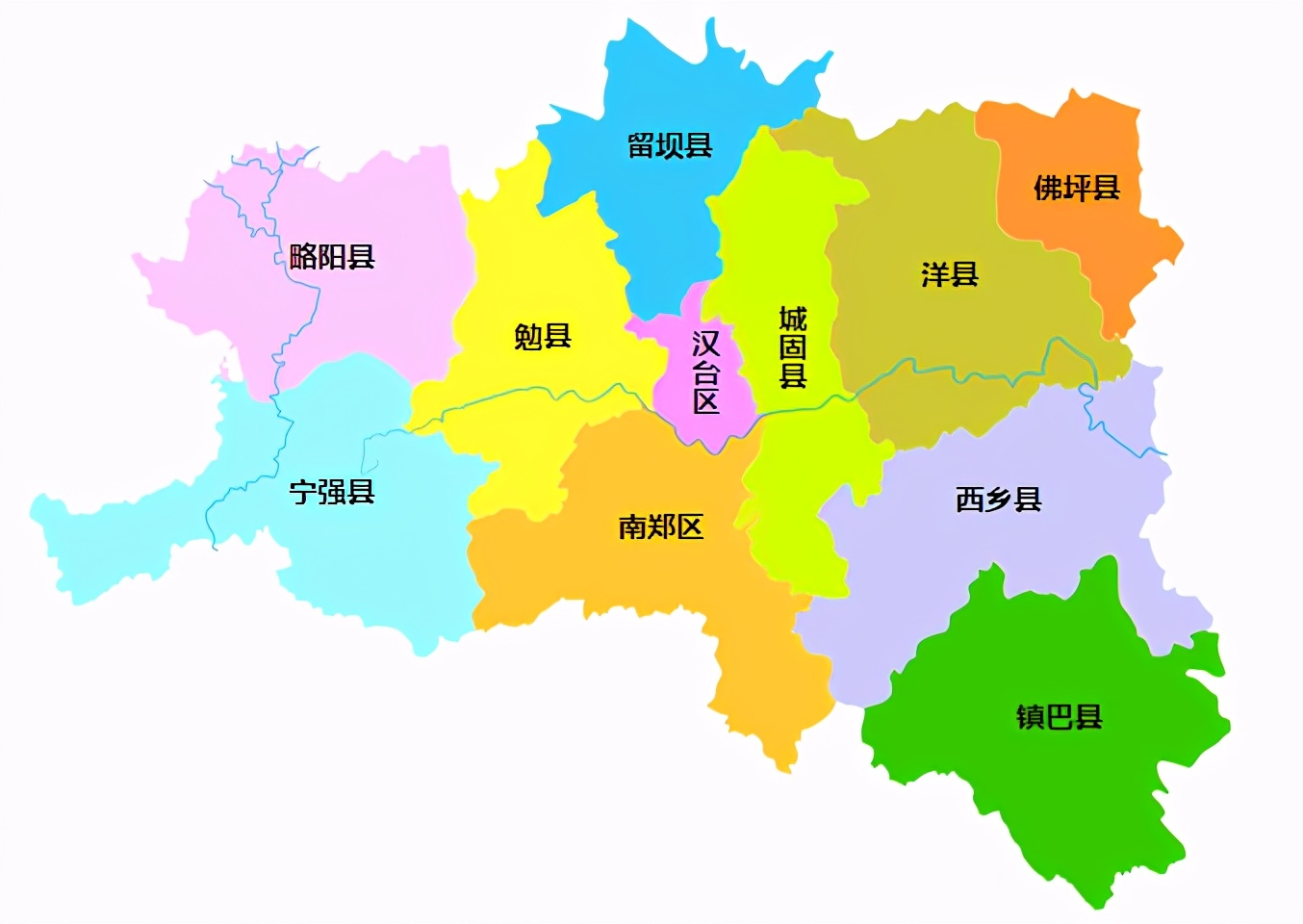 全国带“东、西、南、北、中”方位词的城市，看看有你家乡吗？