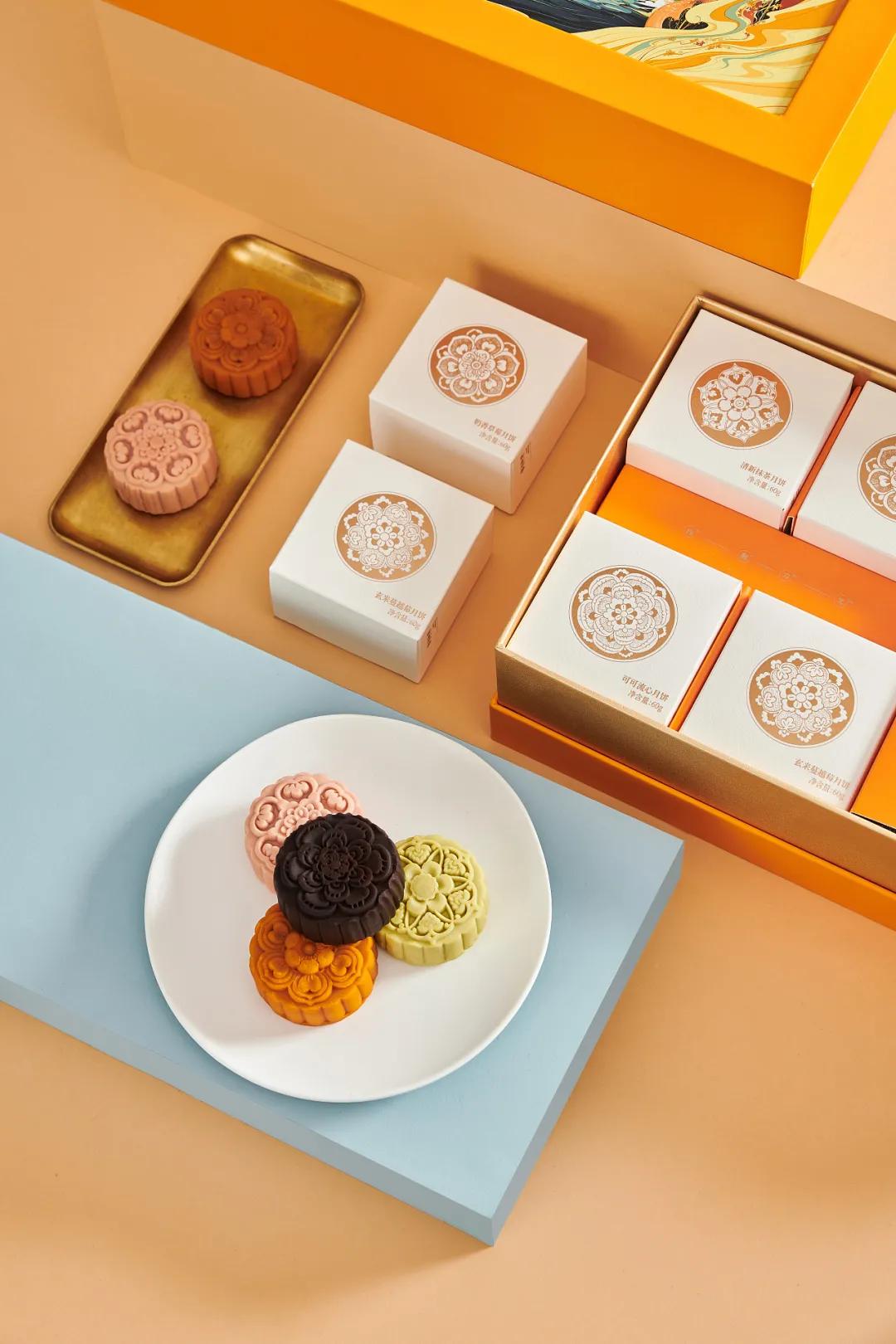 中秋月饼精美礼盒设计,最有创意的月饼包装展开图