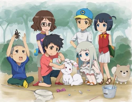 未闻花名重逢,未闻花名桥上相遇的片段