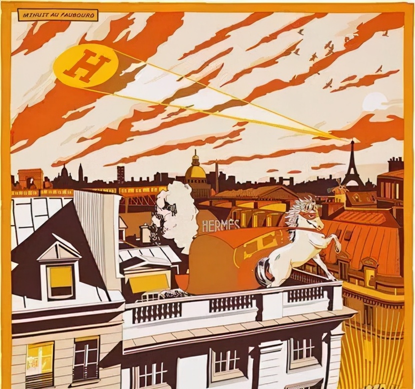 最喜欢的一条爱马仕丝巾,时尚必备独特设计的基础丝巾推荐