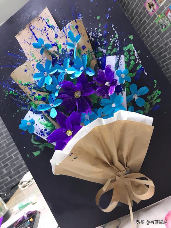 儿童创意画7-10岁变废为宝,儿童创意画7-10岁