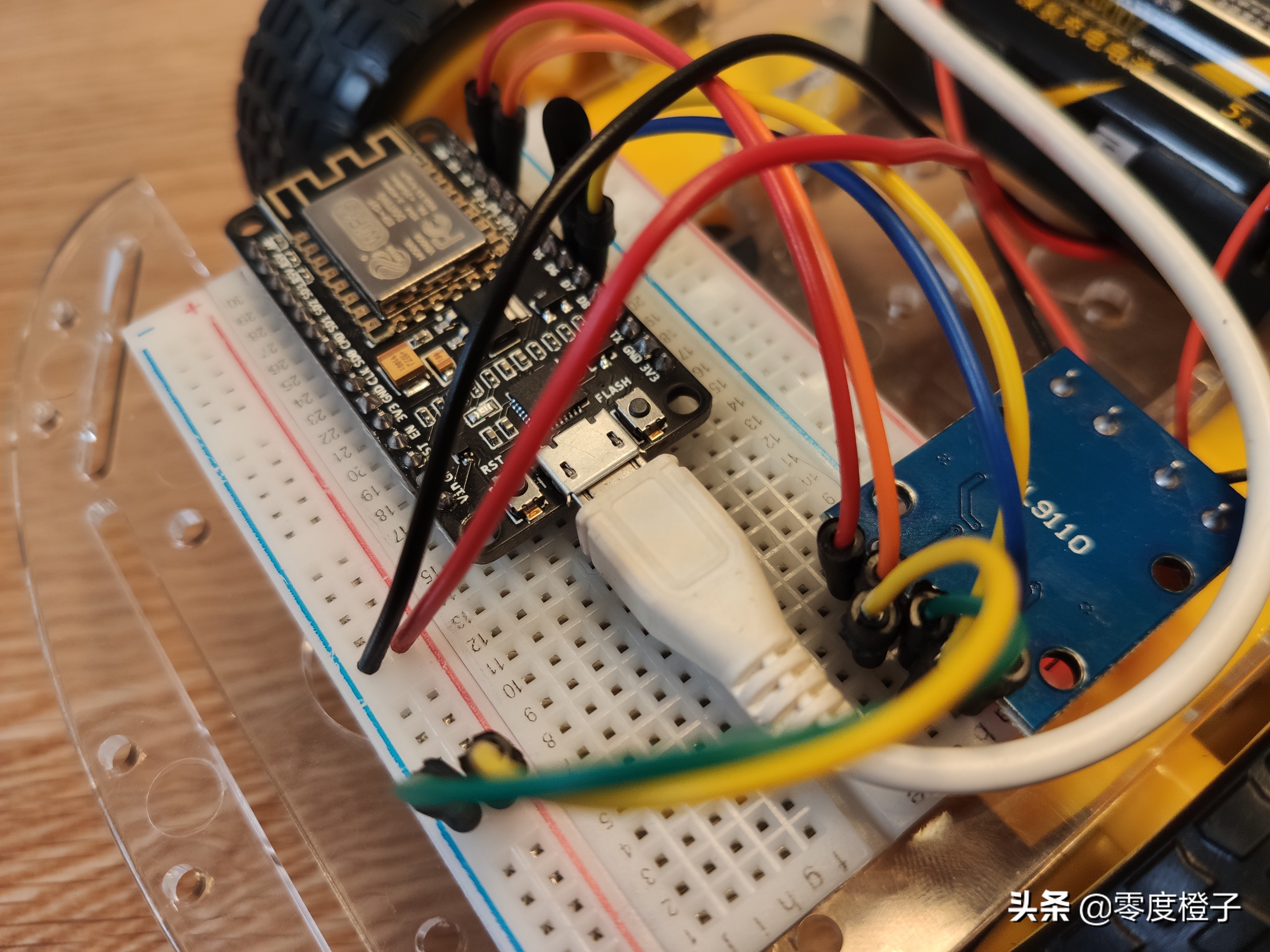 用esp8266制作wifi小车的教程,wifi远程遥控小车自己制作全过程