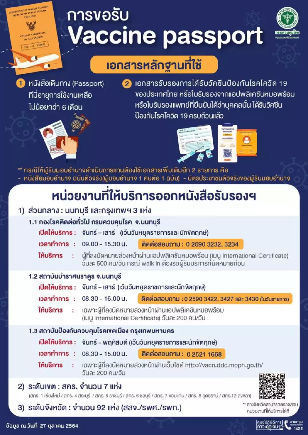 泰国疫苗入境政策,泰国疫苗入境最新规定