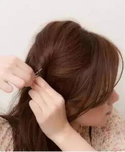 今年流行的侧编发,减龄全编发型