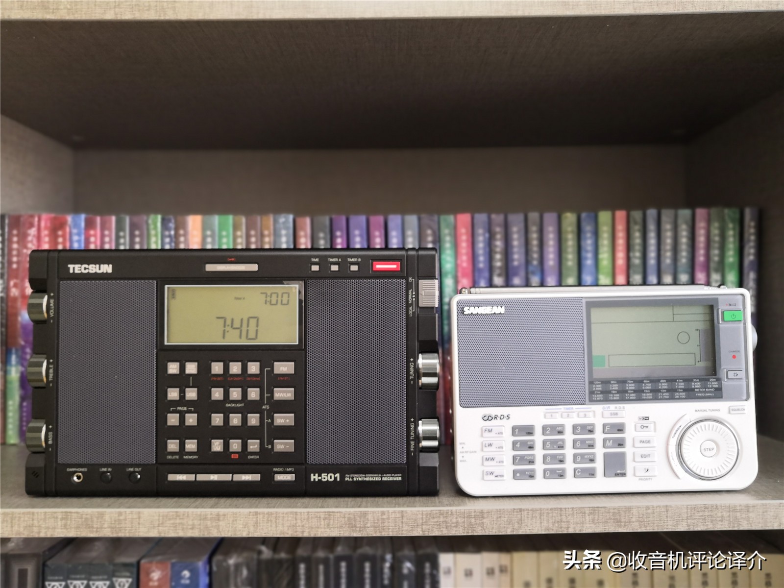 德生h501收音机视频,德生最新高档款收音机h501