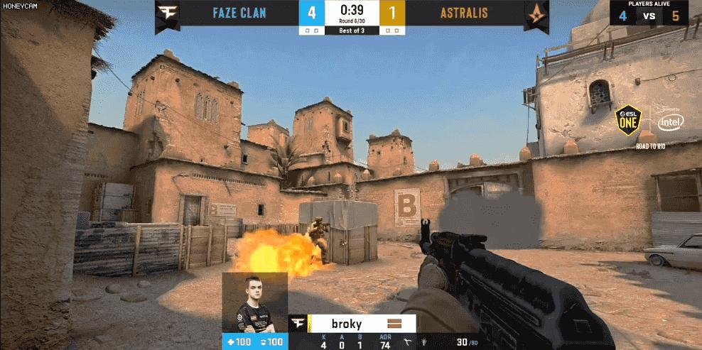 fazevsmouz现在比分,faze对阵a队