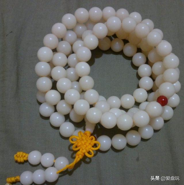 滴血莲花菩提盘玩前后对比效果图,21颗菩提手串盘玩