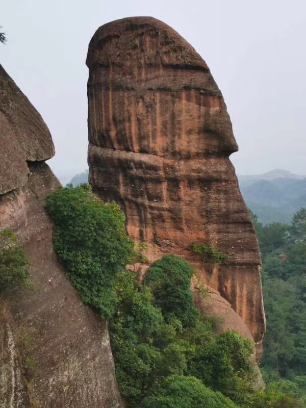 广东韶关丹霞山大自然景观,韶关丹霞山鳌鱼什么地貌