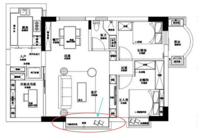 客厅不带阳台怎么设计好看,客厅半阳台设计