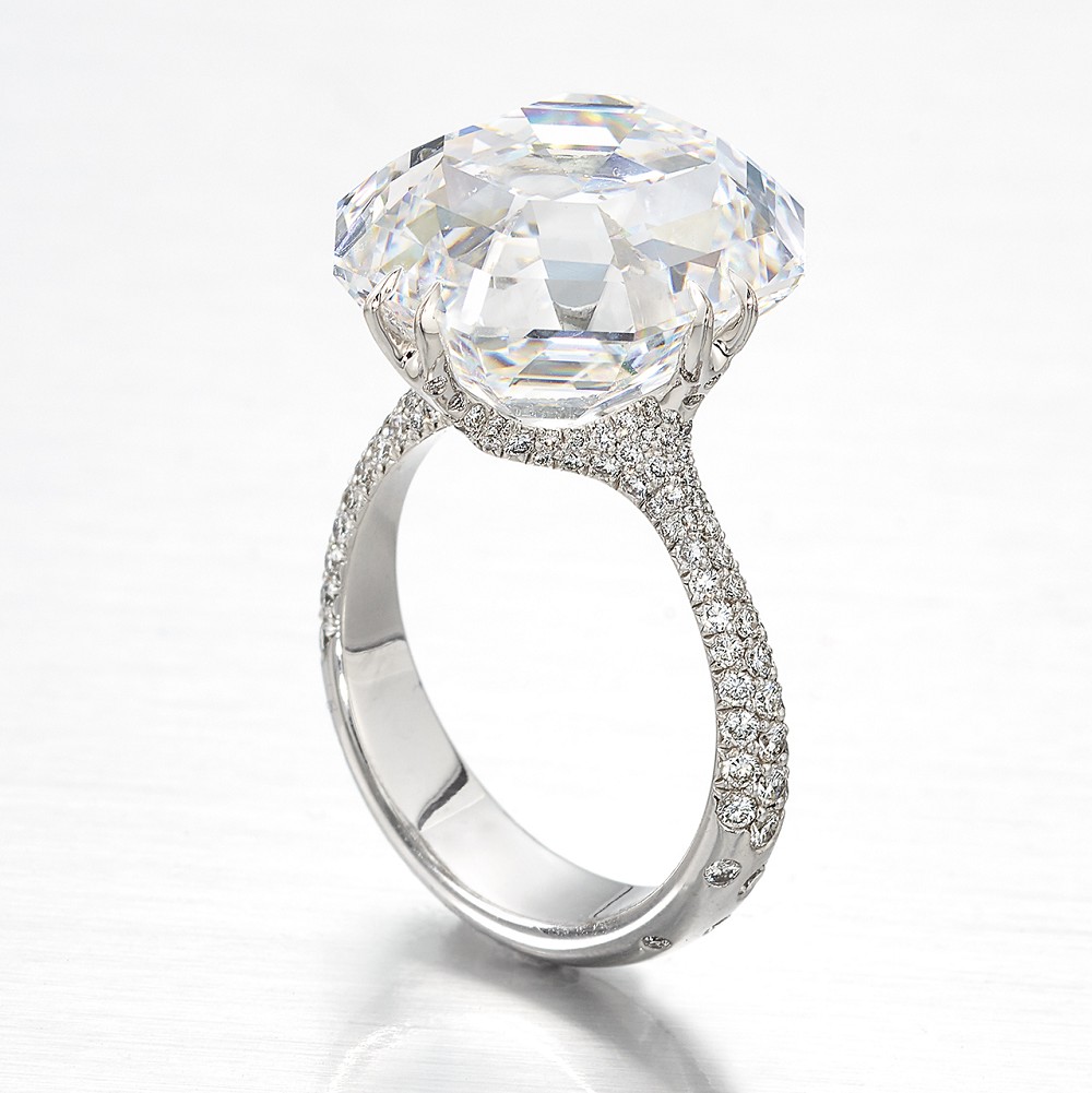 杨颖钻戒,海瑞温斯顿圆形钻戒图形