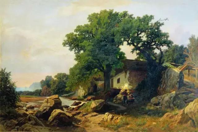 100张油画风景欣赏每一张都是顶配,100张风景油画初学者临摹