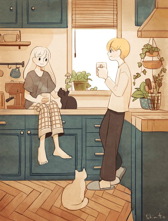 韩国插画师的插画,韩国插画师sillui的作品