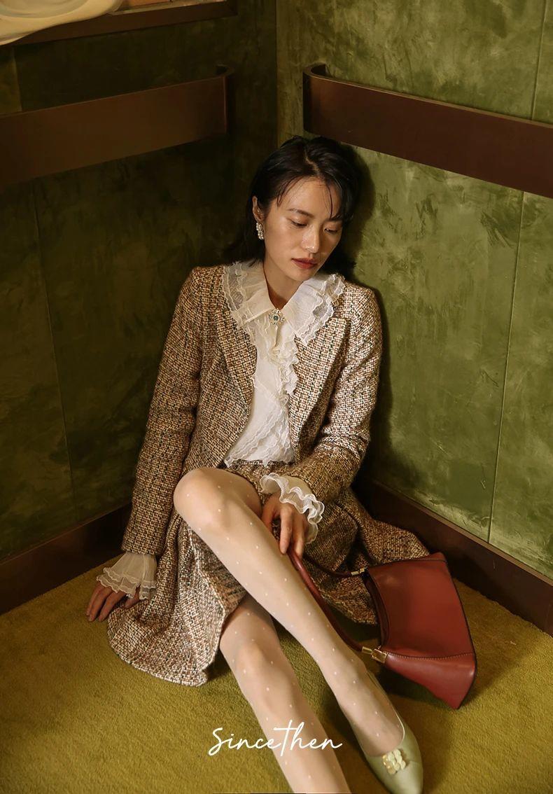 轻熟性感,这3家店的「西装+衬衣+连衣裙」带着法式慵懒