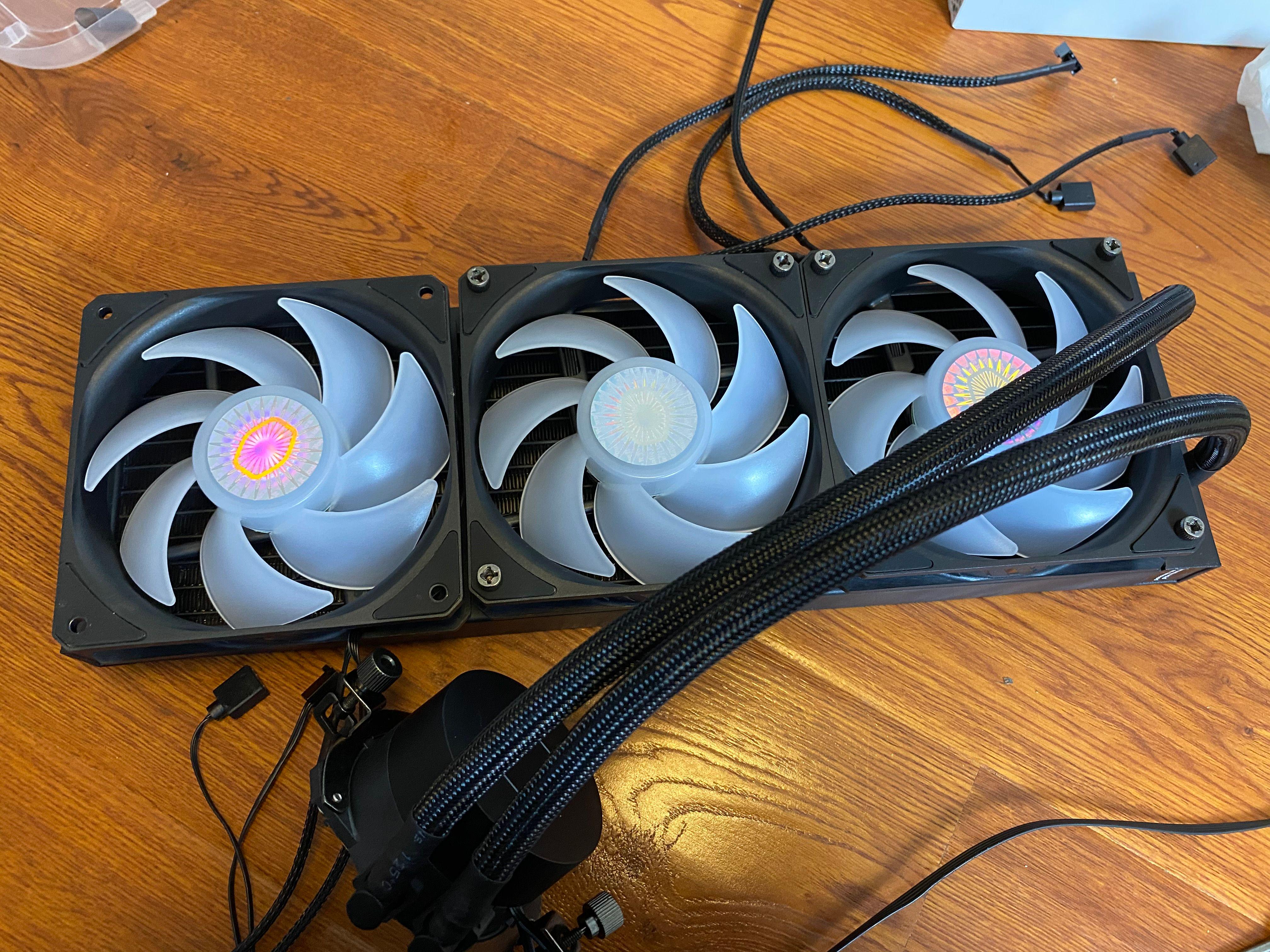 冰神b360水冷散热器评测,amd水冷