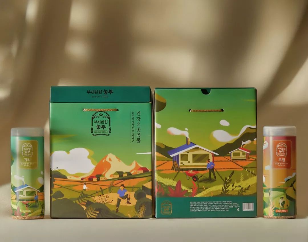 包装大米造型,高端大米包装设计大全