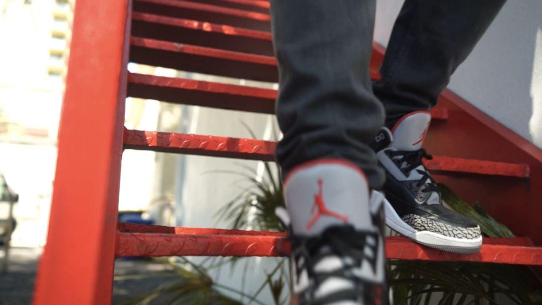 藤原浩都偏爱!AirJordan3“黑水泥”,爆穿5年后是什么样?