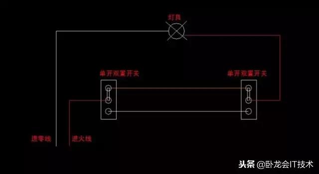双控开关不接火线会怎样,双控三控接线方法
