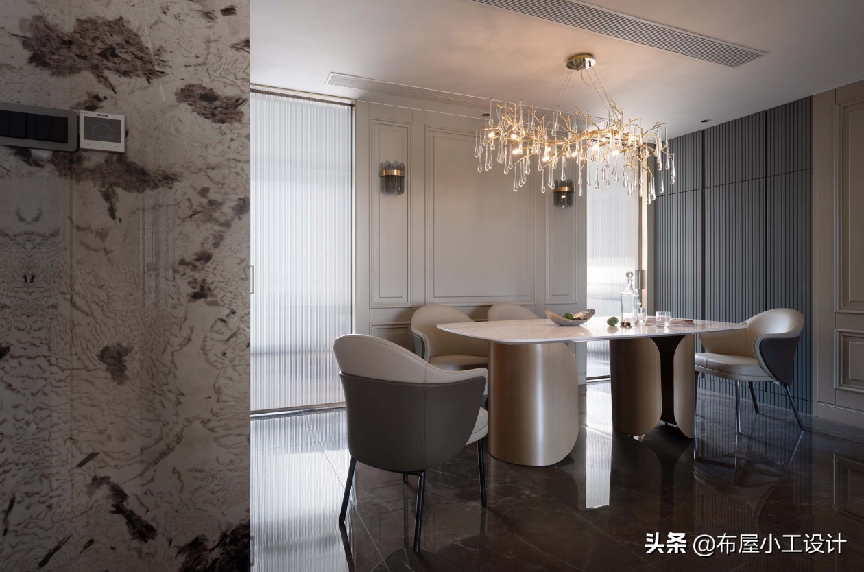 布屋小工丨143㎡轻奢法式，致敬经典的现代优雅生活