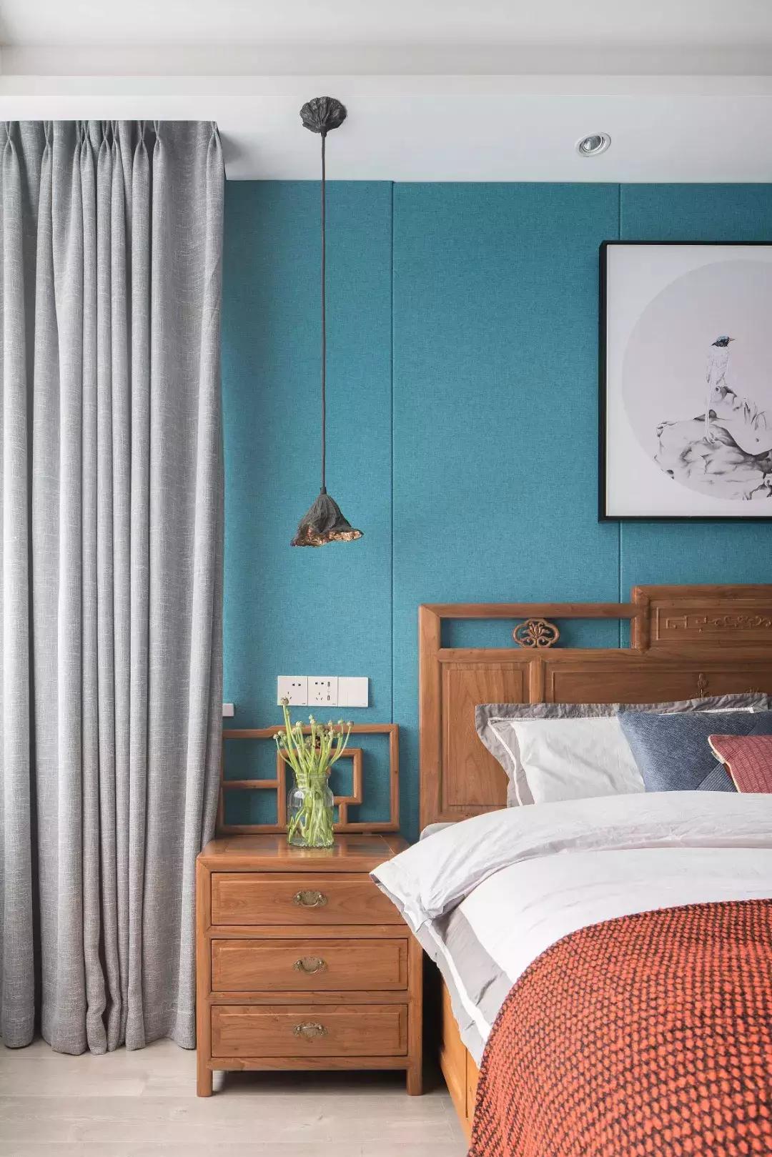 高级灰轻奢新中式装修风格,2021140平米轻奢新中式装修风格