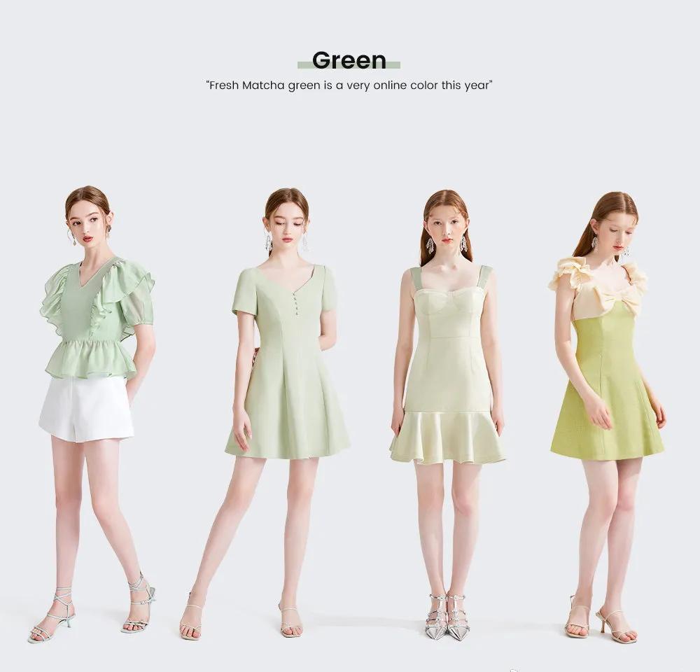 50条夏日连衣裙超美,pinkmoon夏日碎花连衣裙