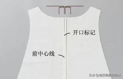 前后双面系带围裙效果附图纸,美观围裙的样式