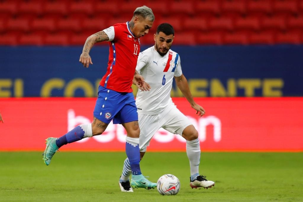 足球比分智利对巴拉圭,巴拉圭2比0战胜智利