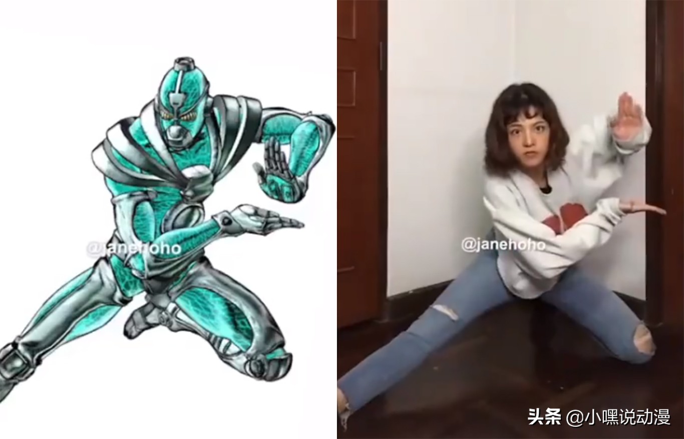 JO厨小姐姐还原JOJO立，历代JOJO全部拿下，连伊奇也不放过