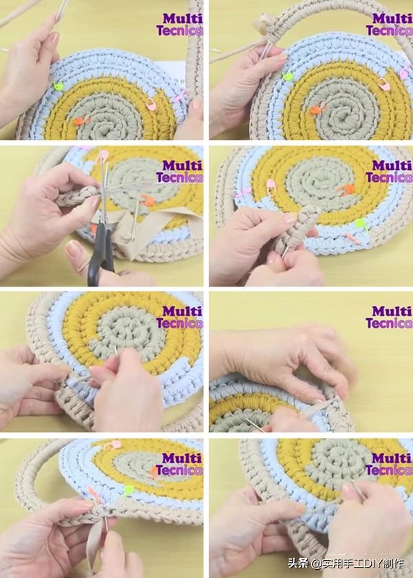 各种圆包包的钩织教程,多种漂亮包包的钩织图解