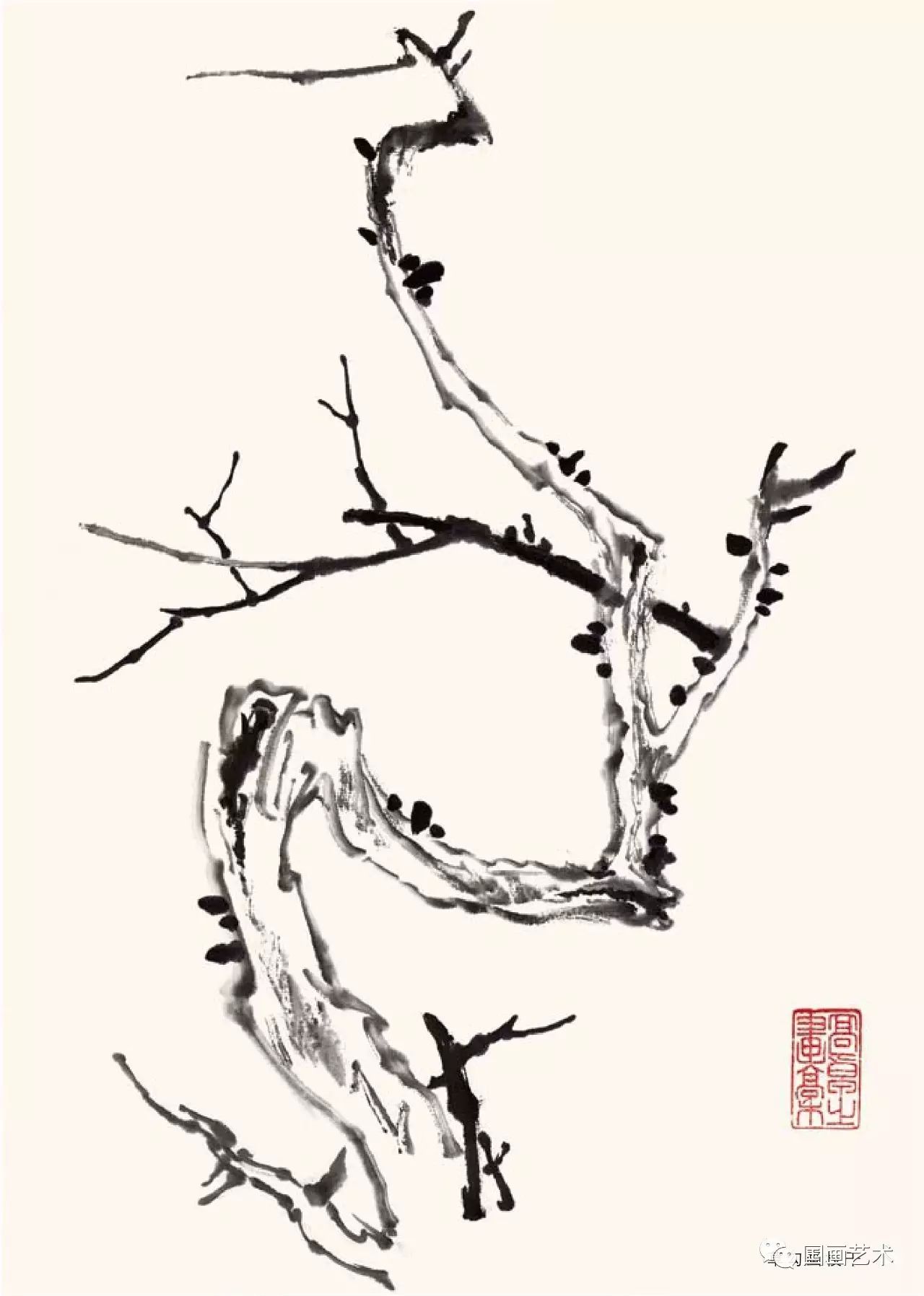 图文教程梅花,国画梅花的画法视频