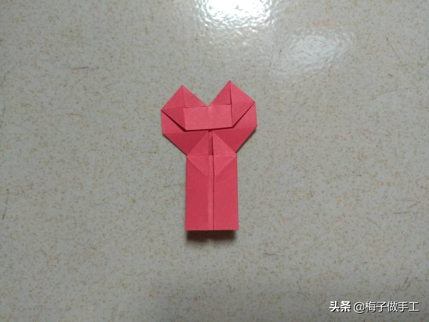 520表白折纸爱心,520表白折纸信封简单