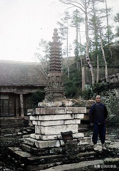 老照片1928年山西省五台山旧貌,忻州五台山影像