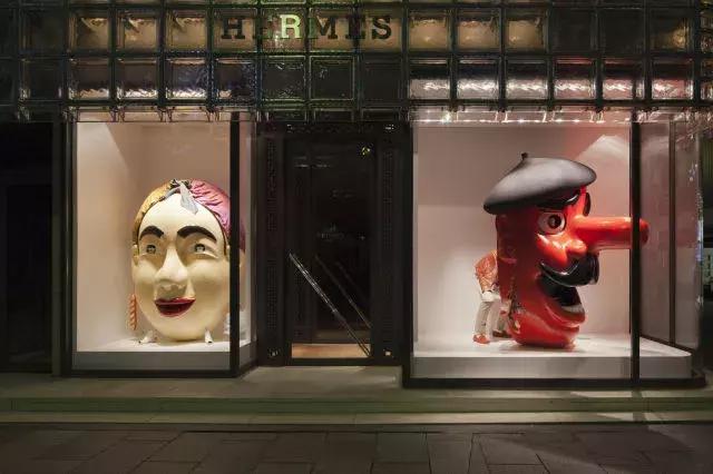 2016年成都爱马仕橱窗,爱马仕东京银座橱窗设计