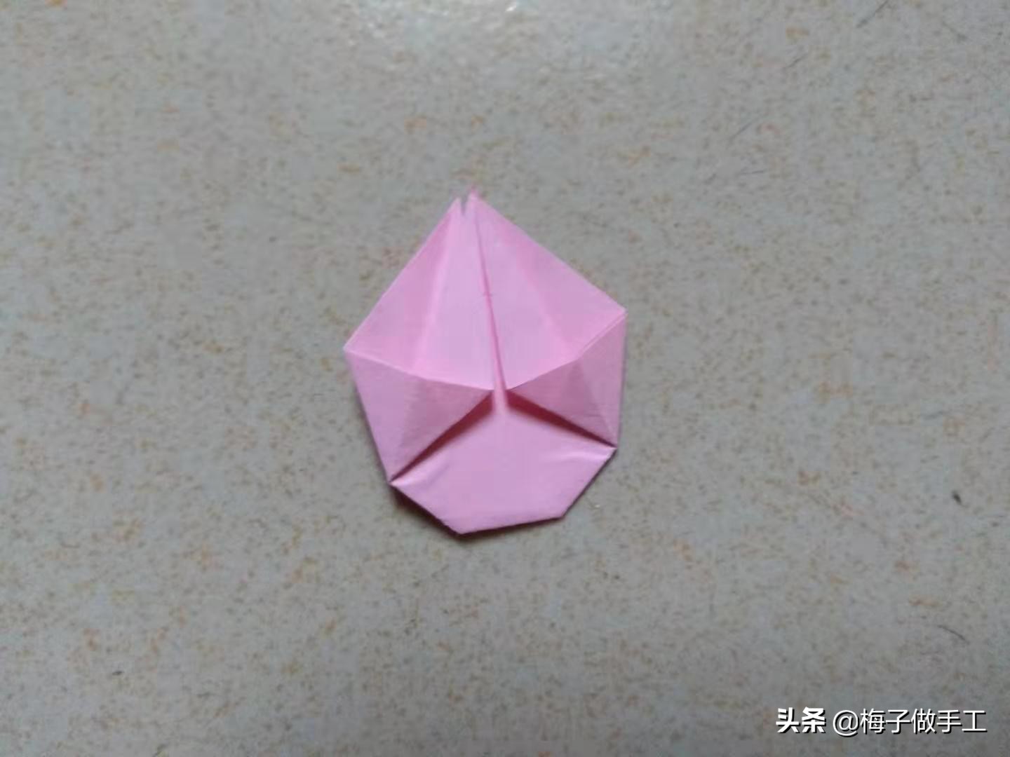 儿童手工折纸教程平底鞋,儿童手工折纸折鞋子