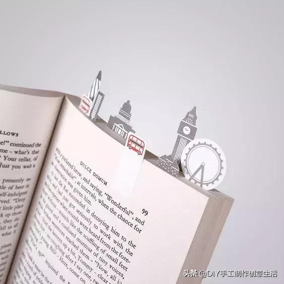 8-10岁儿童手工书签可爱猫咪书签,手工diy书签简单好看不用折纸