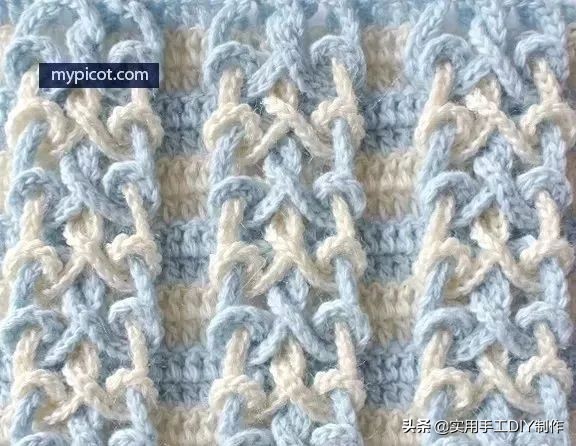 钩辫子针编织教程,钩织辫子针收尾教程视频