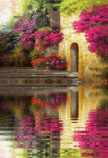 神秘的水中花,趣味神奇的水中花