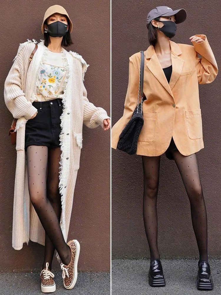 20套气质且不俗气的黑丝穿搭,性感高级不艳俗,这样穿也太好看了吧